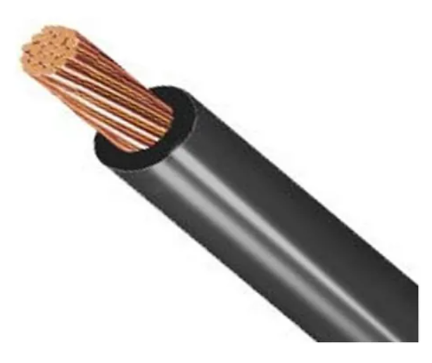 CABLE THHN # 2 AWG 90° 600V NEGRO
